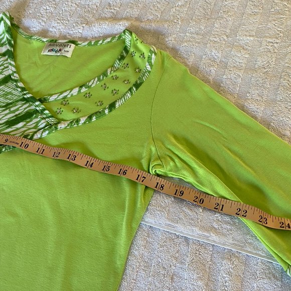 Fun patterned tunic-length t-shirt, - Picture 7 of 15